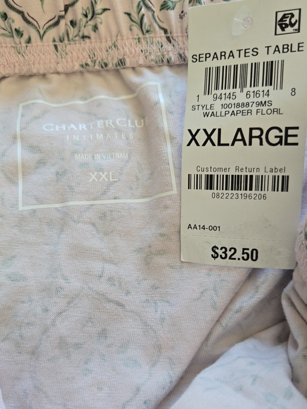 Lounge 2Pc Bundle Cozy Pajama Pants State of Day + Carter’s Intimates XXL - Picture 12 of 16